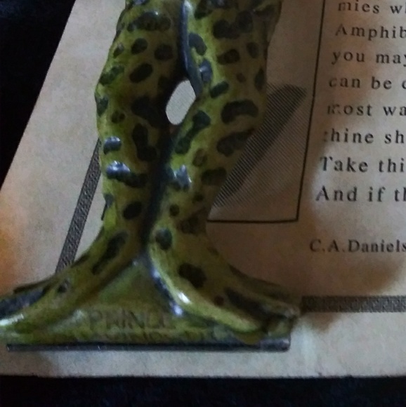 Antique Frog Prince Razor-One of a Kind - Picture 3 of 4